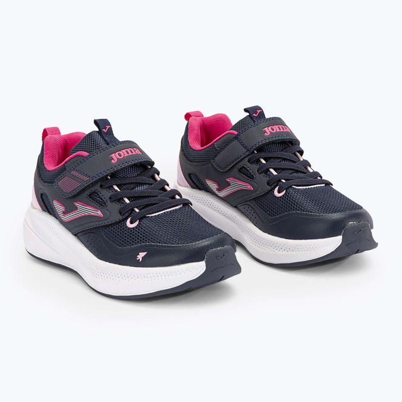 Buty dziecięce do biegania Joma Ferro navy/pink 9