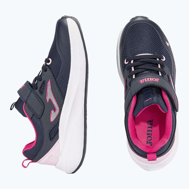 Buty dziecięce do biegania Joma Ferro navy/pink 11