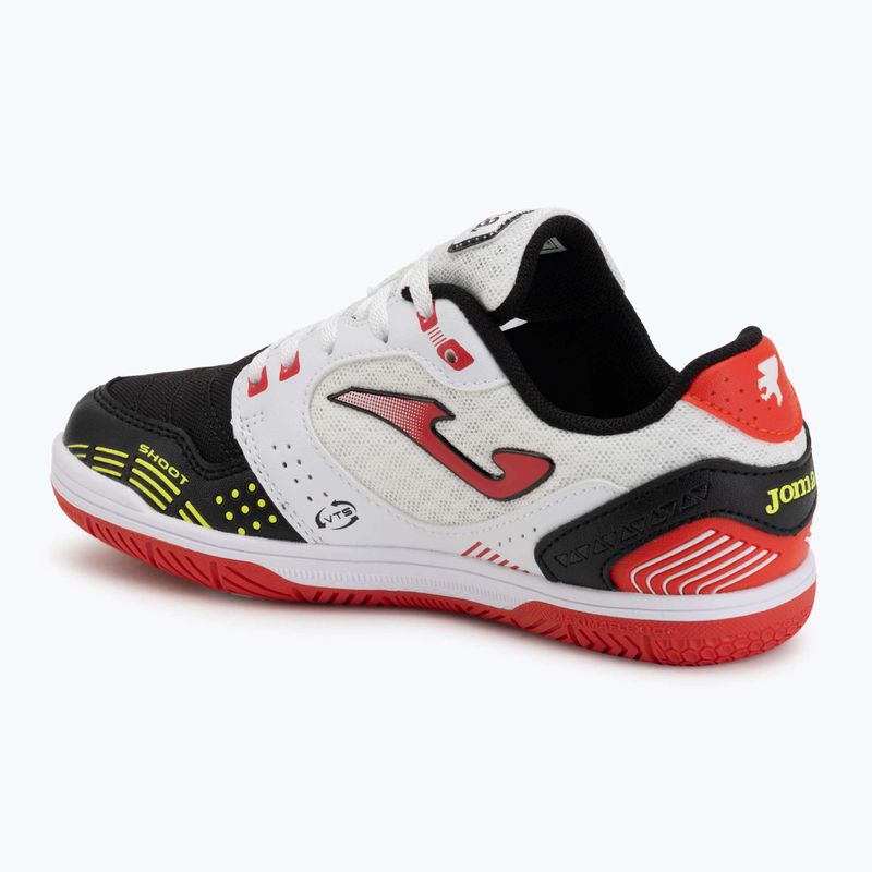 Buty piłkarskie dziecięce Joma Sala Max Jr IN white/black 3