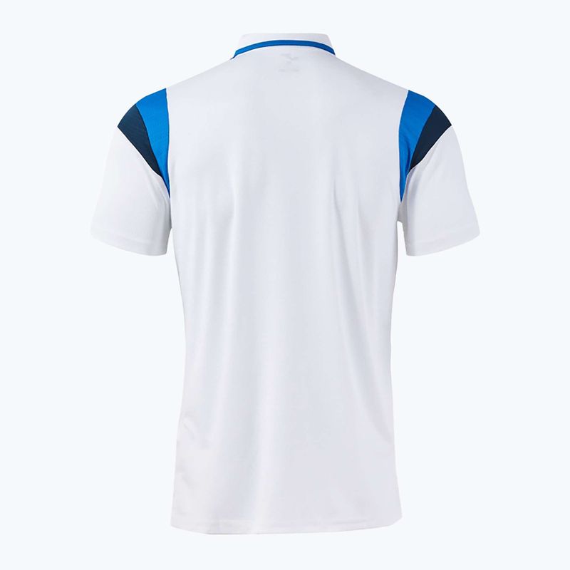 Koszulka tenisowa męska Joma Terra Polo white/royal 2