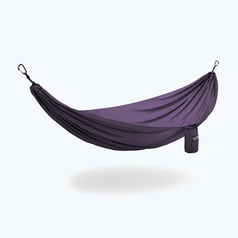 Hamak turystyczny ENO TravelNest + Straps Combo plum 2