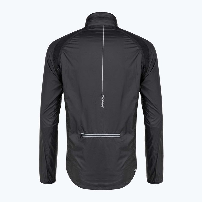 Kurtka rowerowa męska SILVINI Vetta black/cloud 2