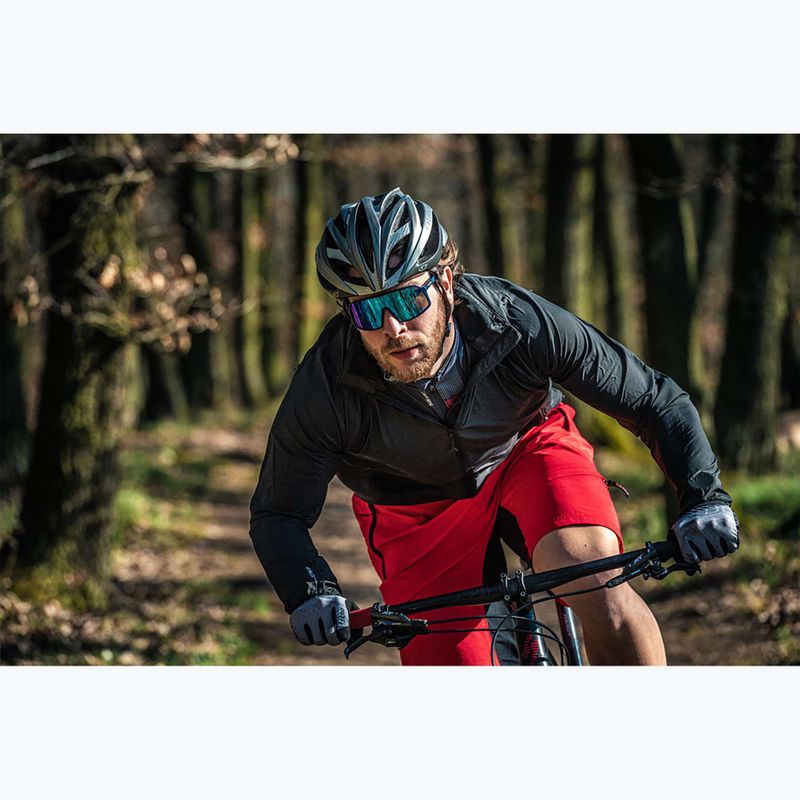 Kurtka rowerowa męska SILVINI Vetta black/cloud 8