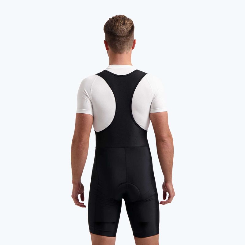 Spodenki rowerowe męskie Rogelli Econ Bib Short black 2