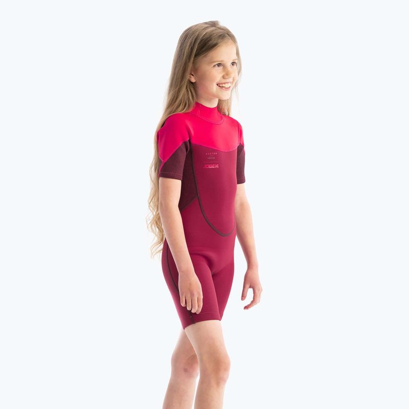 Pianka do pływania dziecięca JOBE Boston 2 mm Shorty hot pink 3