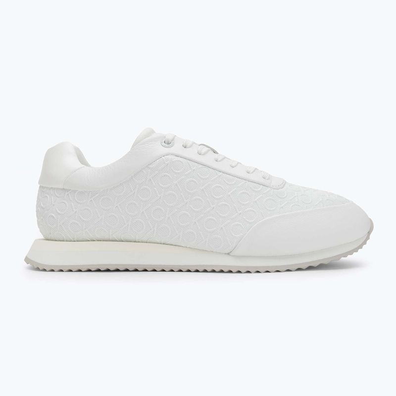 Buty damskie Calvin Klein HW0HW02574 Runner Lace Up Mono Pu triple bright white 2