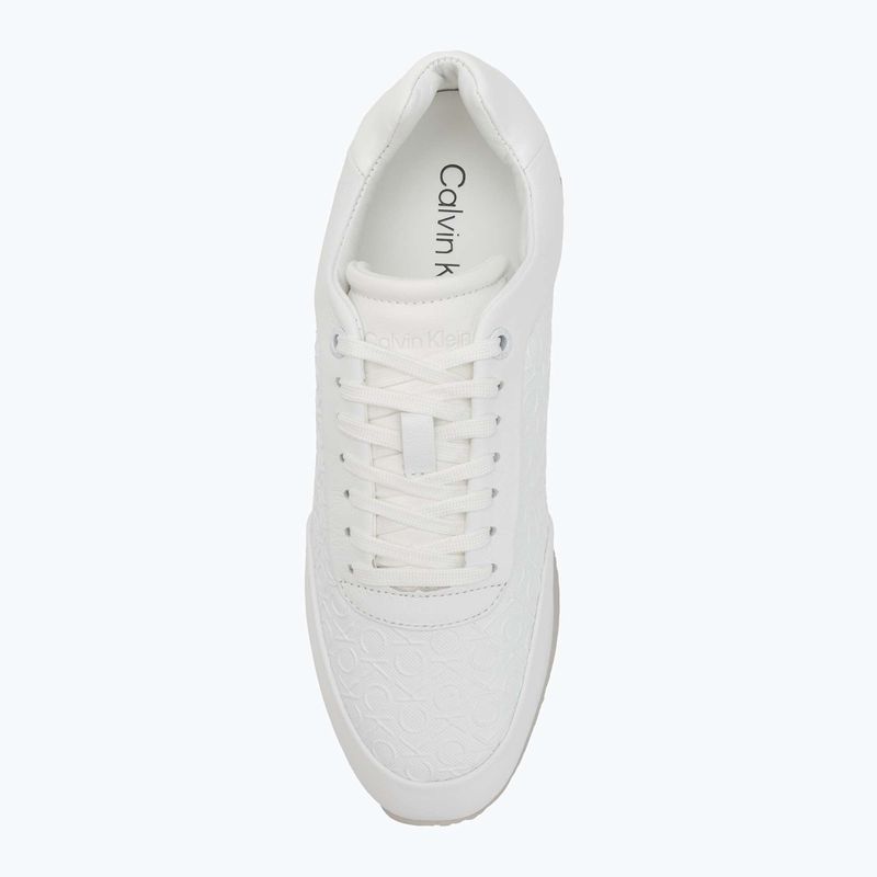 Buty damskie Calvin Klein HW0HW02574 Runner Lace Up Mono Pu triple bright white 5