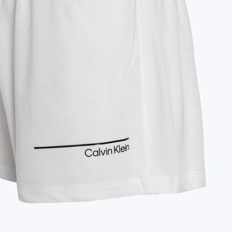 Szorty kąpielowe damskie Calvin Klein Relaxed Short classic white 4
