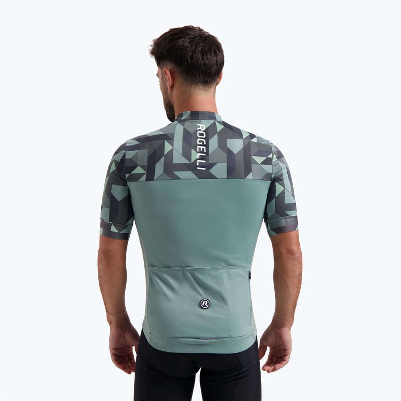 Koszulka rowerowa męska Rogelli Essential Graphic grey 2
