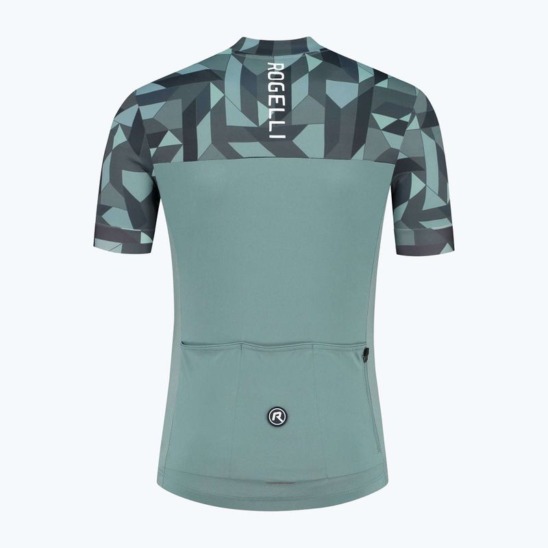Koszulka rowerowa męska Rogelli Essential Graphic grey 5