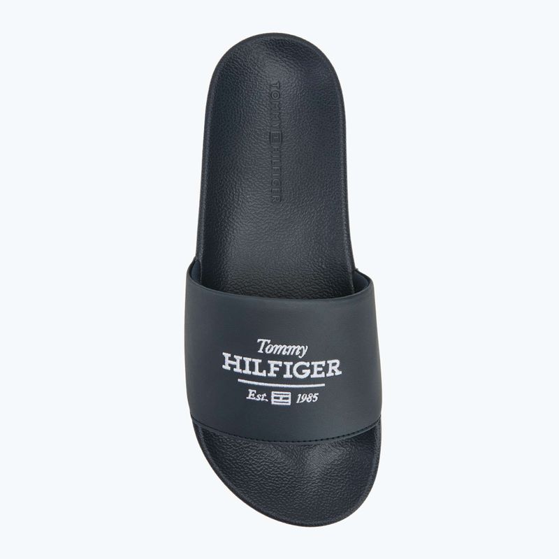 Klapki męskie Tommy Hilfiger Embroid 85 Pool Slide desert sky 5