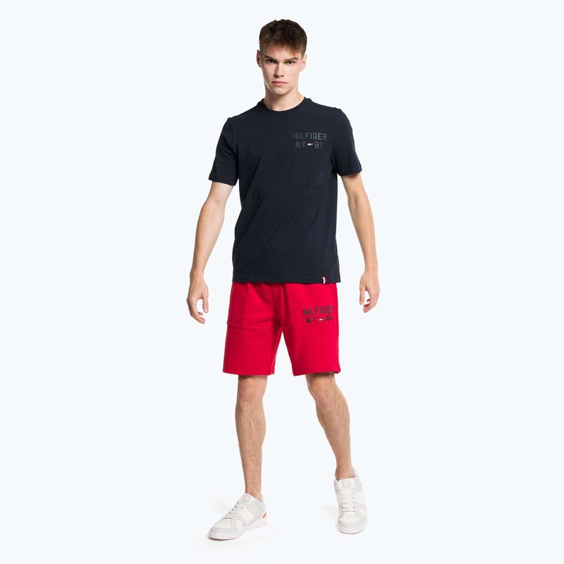 Spodenki męskie Tommy Hilfiger Graphic Sweatshort red 2