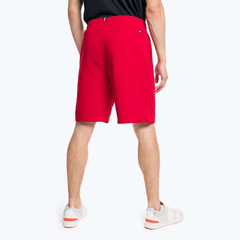 Spodenki męskie Tommy Hilfiger Graphic Sweatshort red 3