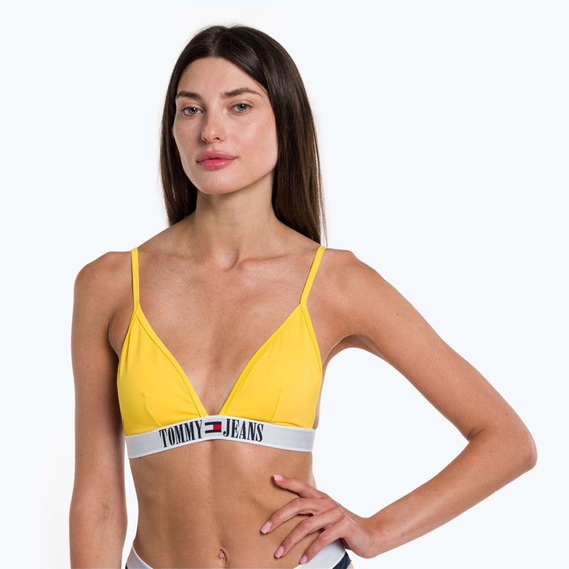 Góra od stroju kąpielowego Tommy Hilfiger Triangle Rp yellow 4
