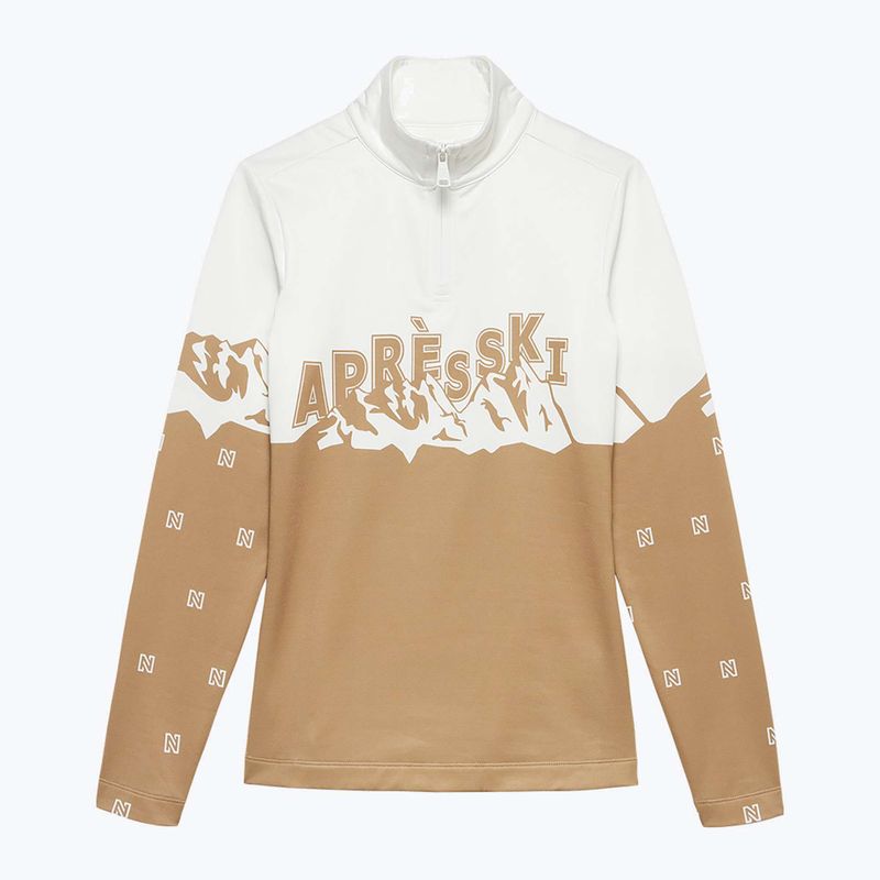 Bluza narciarska damska Nikkie Nantes Apres Ski Pully hummus 3