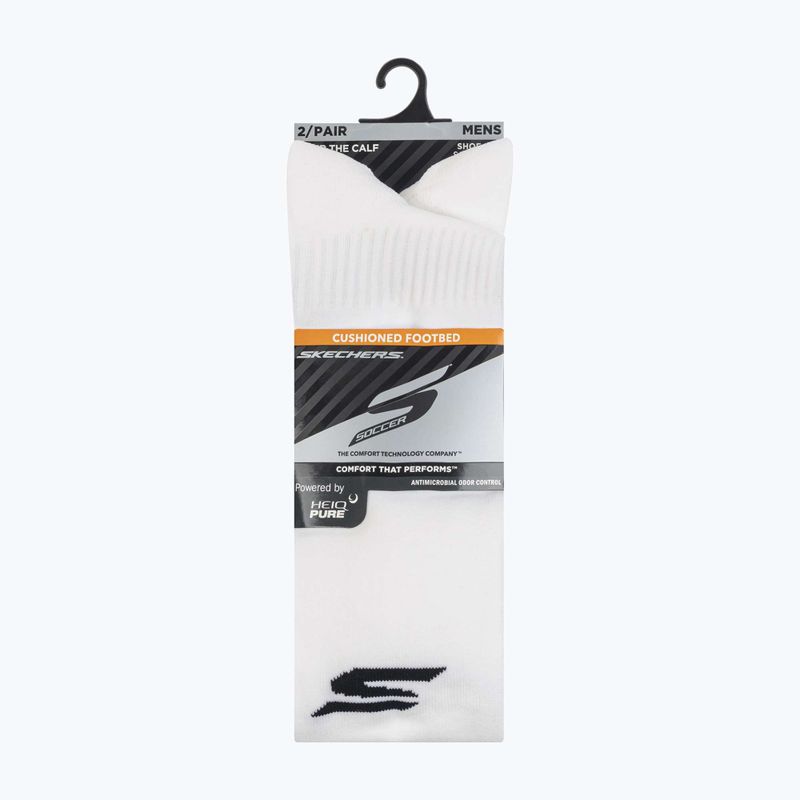 Skarpety męskie SKECHERS 1/2 Terry Over The Knee 2 pary white traditional 6