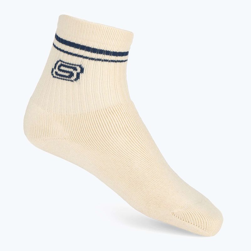 Skarpety dziecięce SKECHERS Full Terry Low Crew 3 pary white/blue 2