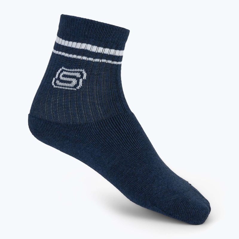 Skarpety dziecięce SKECHERS Full Terry Low Crew 3 pary white/blue 4