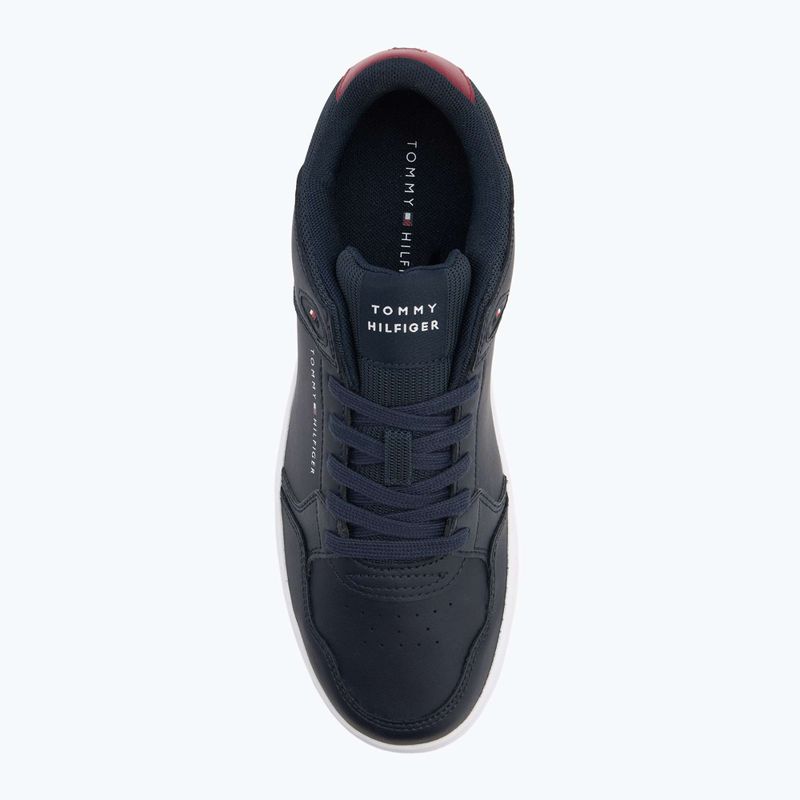 Buty męskie Tommy Hilfiger Basket Core Lite Lth Mix desert sky 5