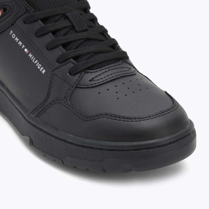 Buty męskie Tommy Hilfiger Basket Core Lite Lth Mix black 7