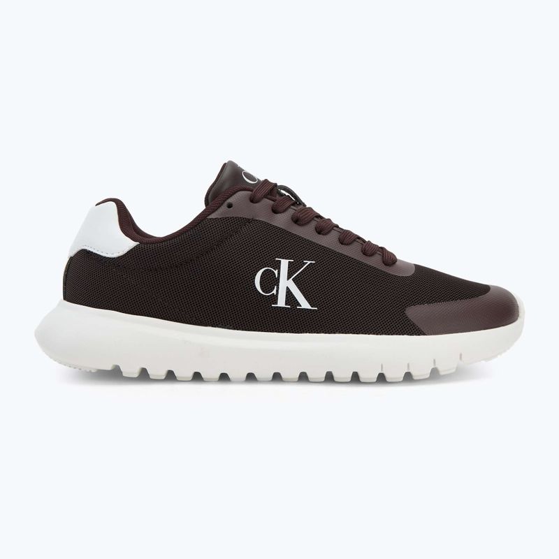 Buty damskie Calvin Klein YW0YW01750 3 Eva Runner Mesh MG brown out/green haze 2