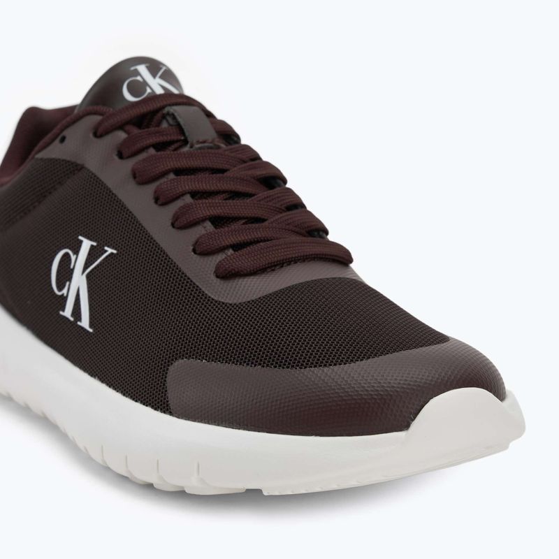 Buty damskie Calvin Klein YW0YW01750 3 Eva Runner Mesh MG brown out/green haze 7