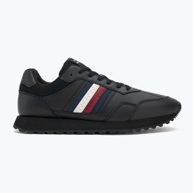 Buty męskie Tommy Hilfiger New Runner Eva Lth Stripes black 2