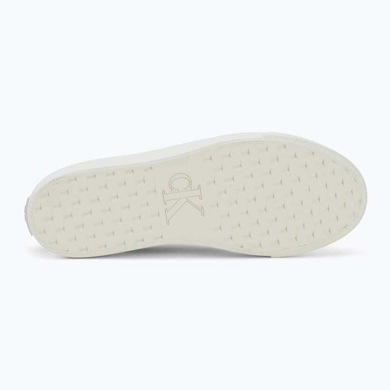 Buty damskie Calvin Klein HW0HW02970 Vulc Flatf Laceup Ripst deep lichen green/pink yarrow 4
