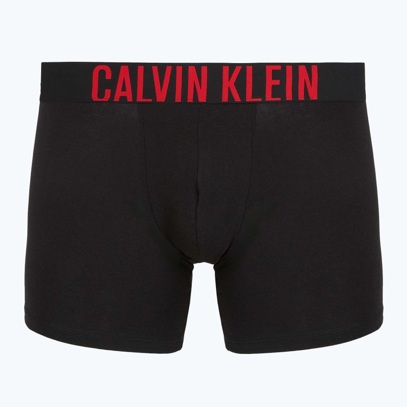 Bokserki Calvin Klein 000NB3609A Boxer Brief 3 pary black w/oatmeal logo/black w/age 4