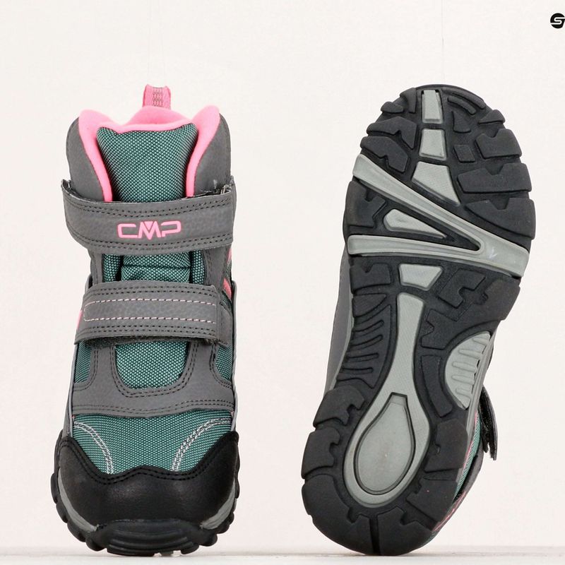 Śniegowce juniorskie CMP Pyry Snowboots Wp graffite/acqua 8