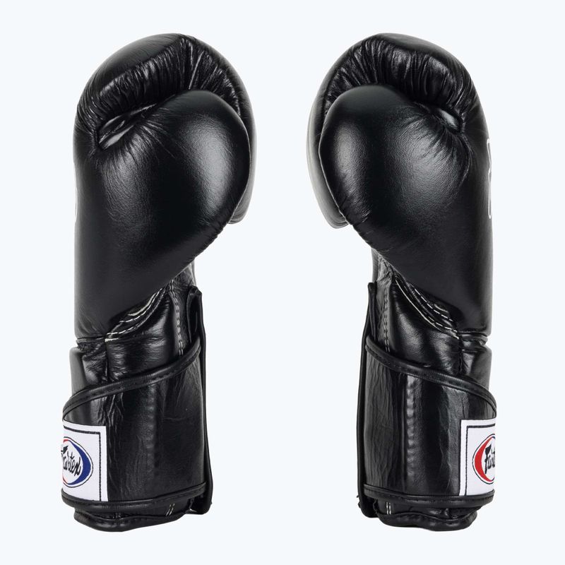 Rękawice bokserskie Fairtex Stylish Angular Sparring - Locked Thumb black 4