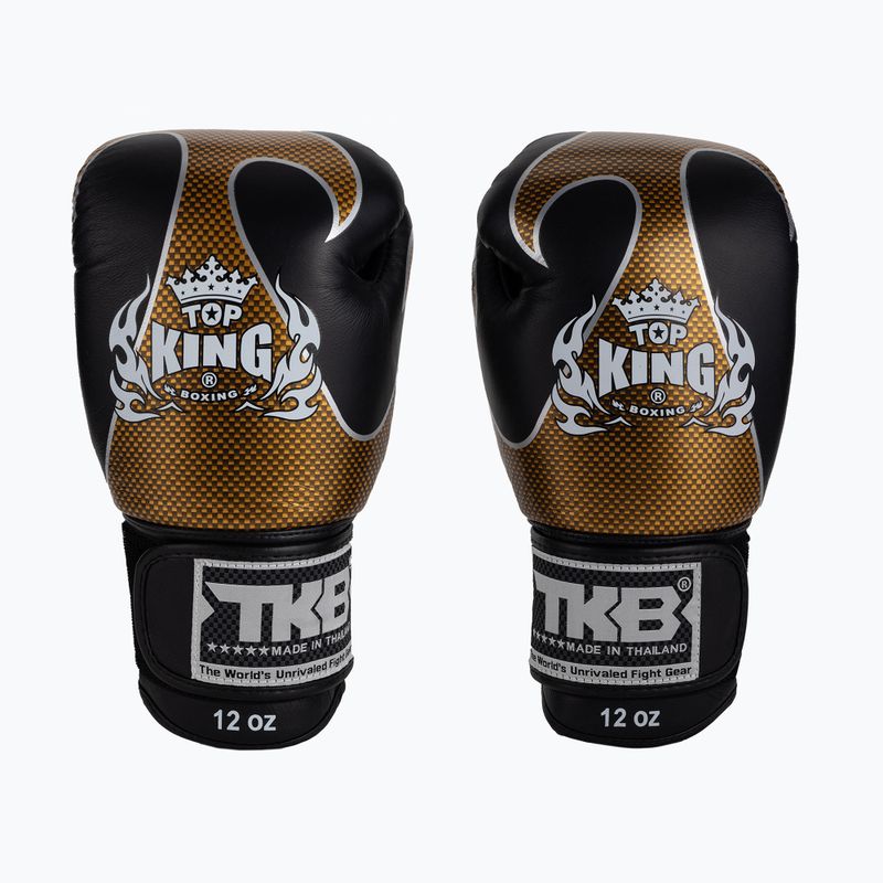 Rękawice bokserskie Top King Muay Thai Empower black/gold