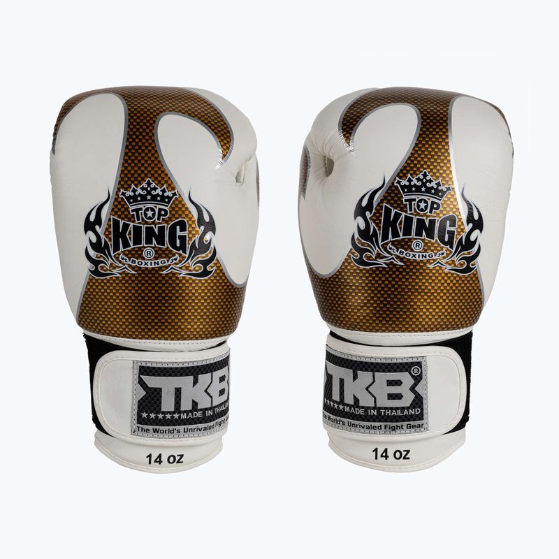 Rękawice bokserskie Top King Muay Thai Empower white 2