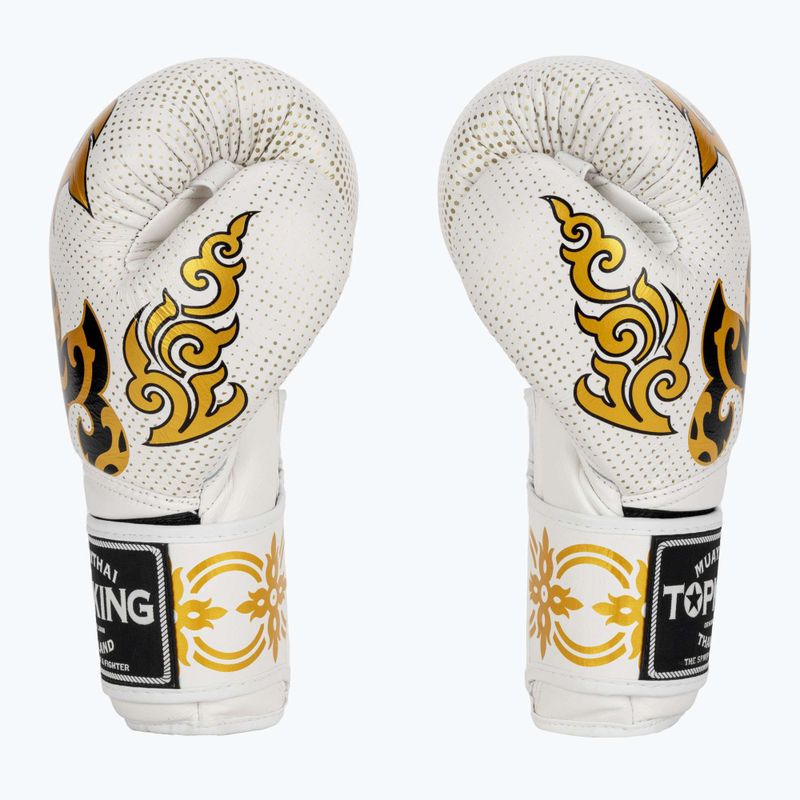 Rękawice bokserskie Top King Boxing Kanok white 4