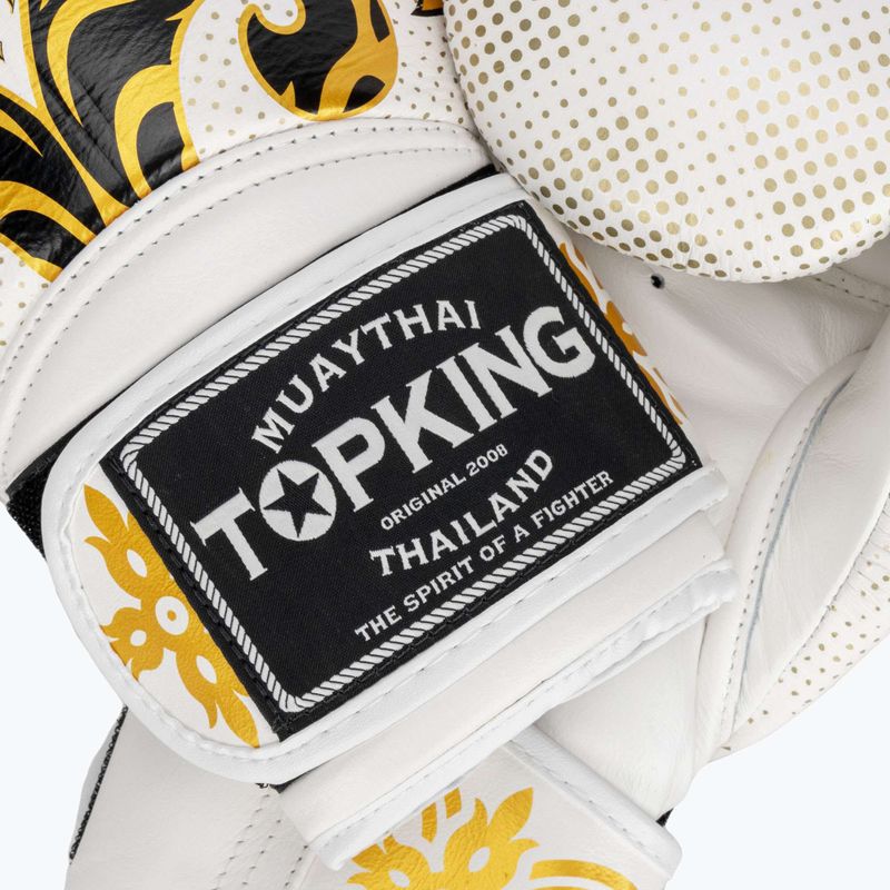 Rękawice bokserskie Top King Boxing Kanok white 5