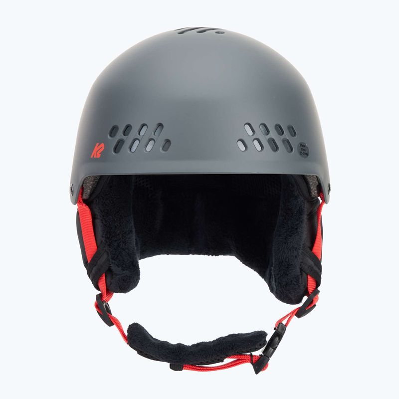 Kask narciarski z systemem audio K2 Phase Pro gunmetal 2