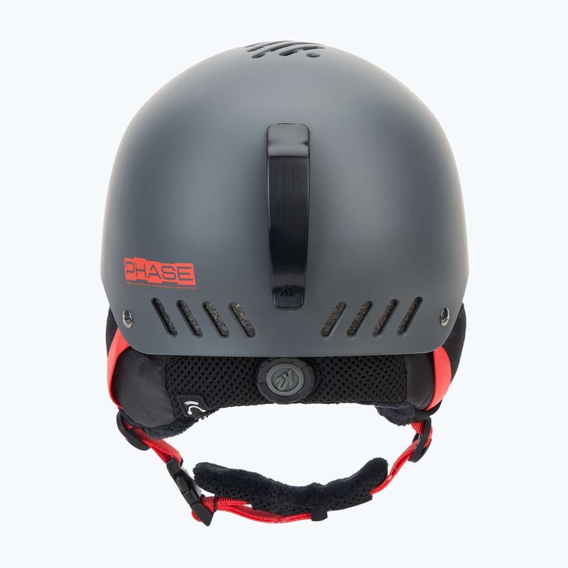 Kask narciarski z systemem audio K2 Phase Pro gunmetal 3