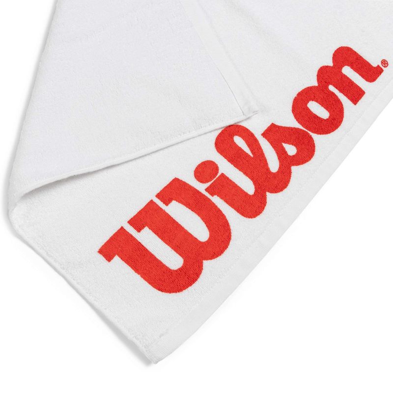 Ręcznik Wilson Court Towel white/red 3