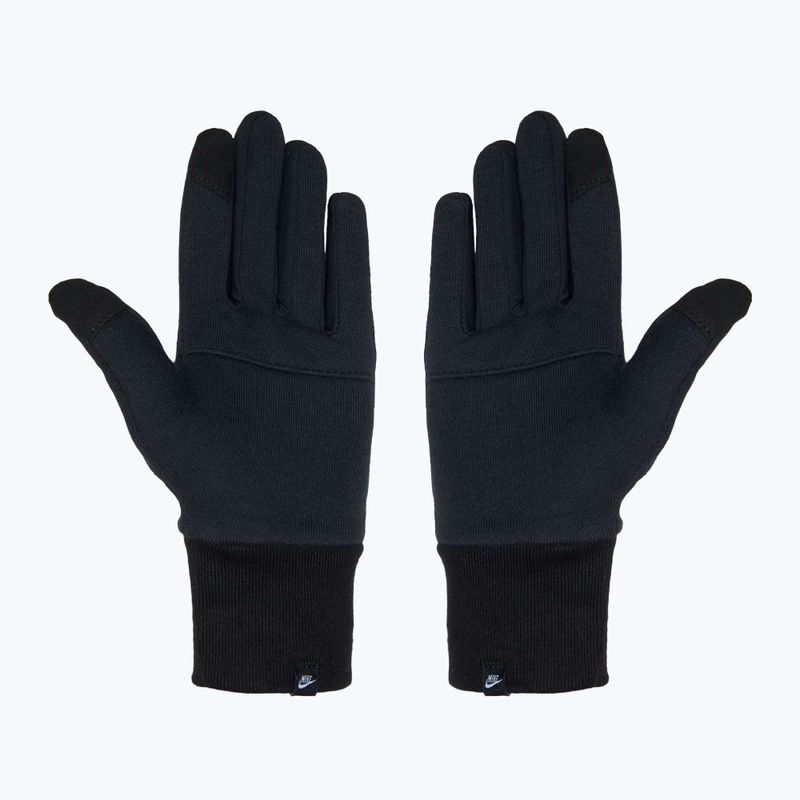 Rękawiczki do biegania damskie Nike Club Fleece black/white 3