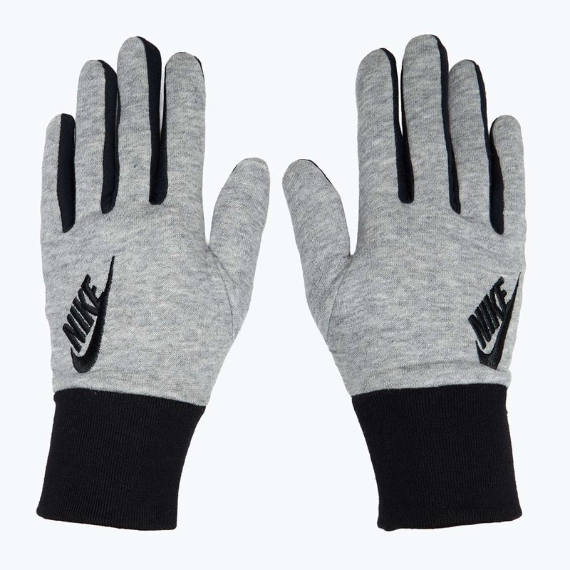 Rękawiczki do biegania damskie Nike Club Fleece grey heather/black/black 2