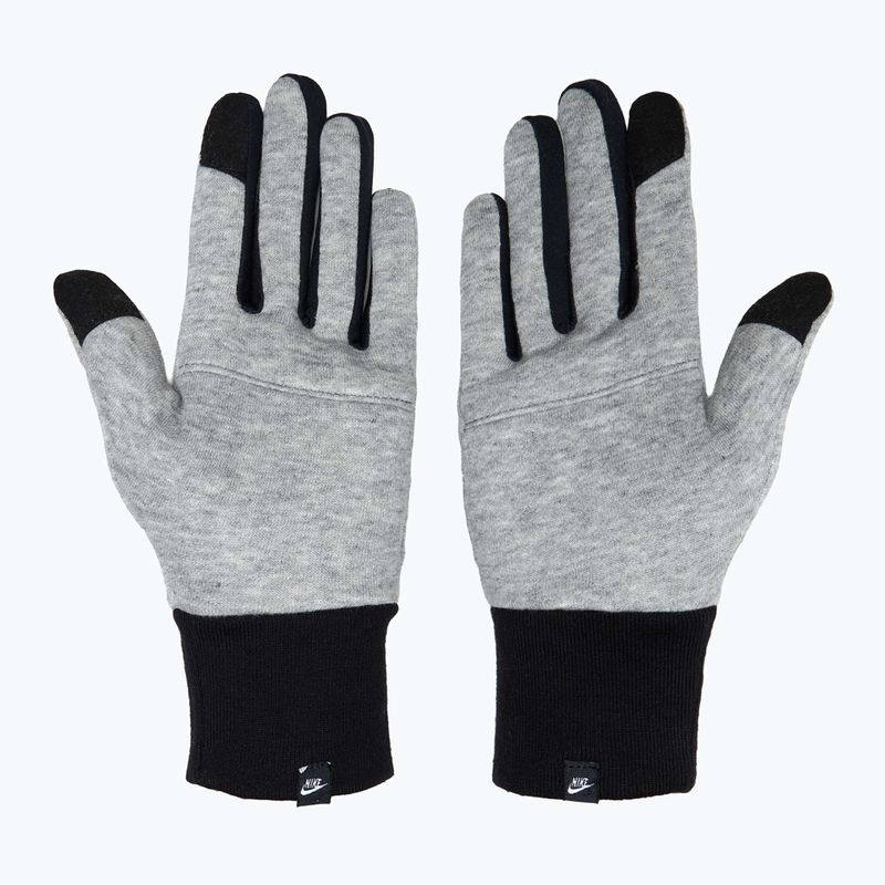 Rękawiczki do biegania damskie Nike Club Fleece grey heather/black/black 3