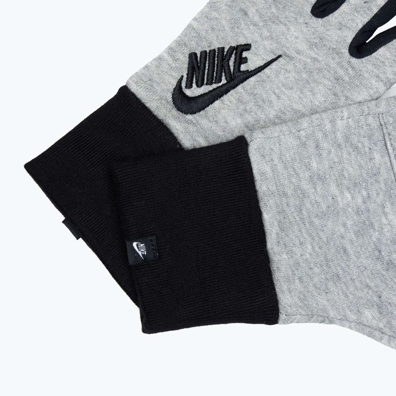 Rękawiczki do biegania damskie Nike Club Fleece grey heather/black/black 5