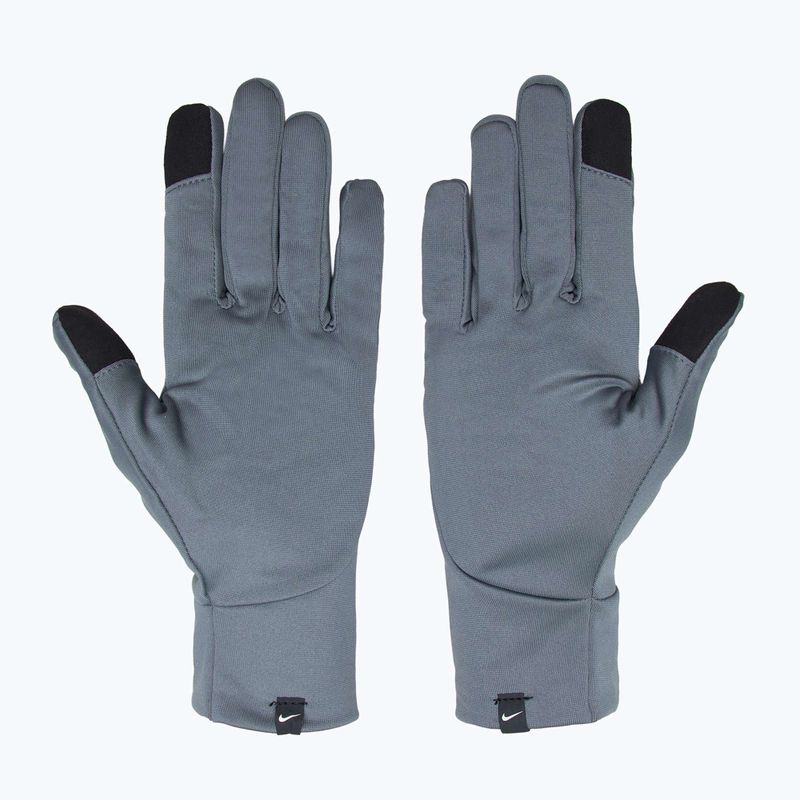 Rękawiczki do biegania męskie Nike Pacer Lightweight RG smoke grey/smoke grey/silver 3