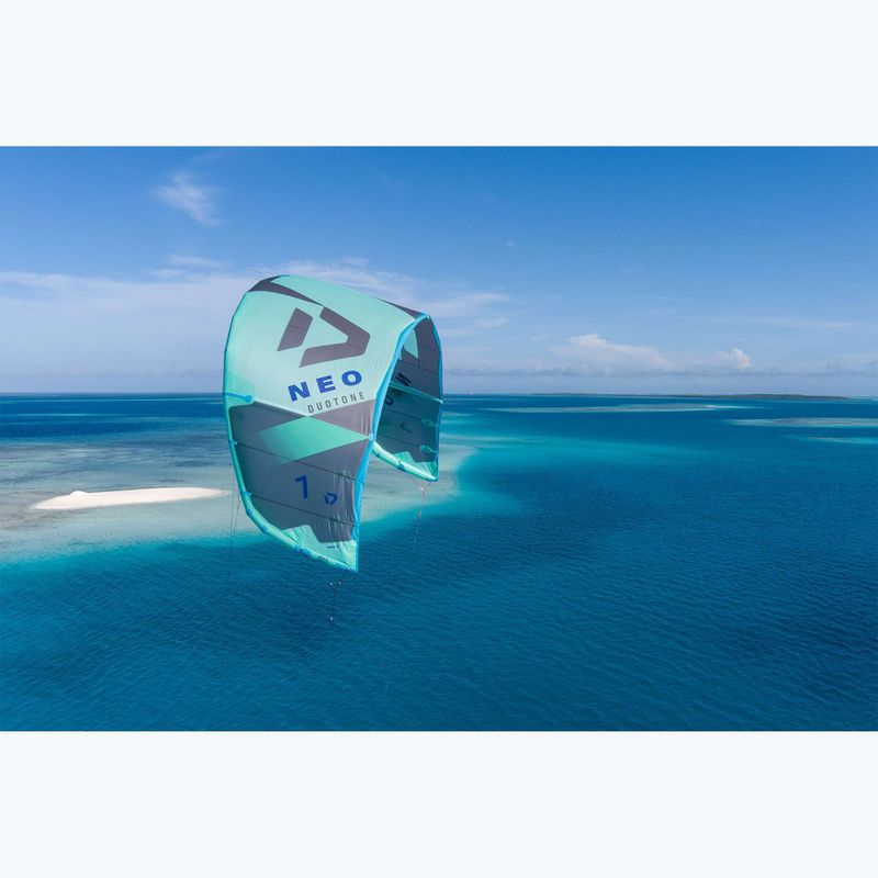 Latawiec kitesurfingowy DUOTONE Neo 2024 mint/dark grey 10