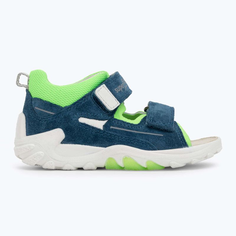 Sandały dziecięce Superfit Flow blue/light green 2