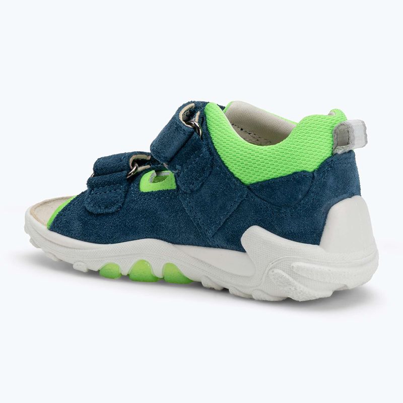 Sandały dziecięce Superfit Flow blue/light green 3