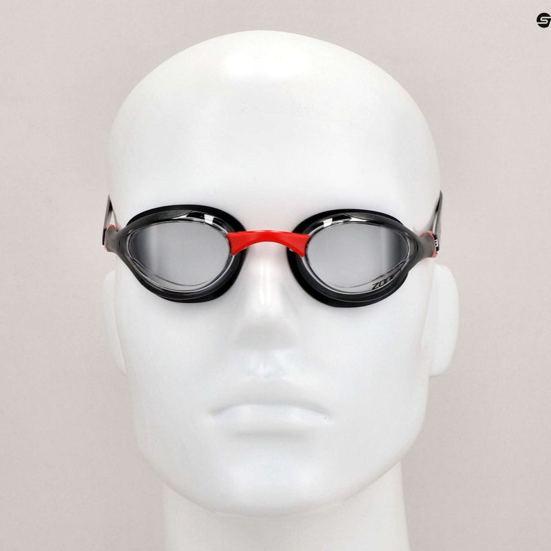 Okulary do pływania ZONE3 Volare Streamline Racing black/red 9