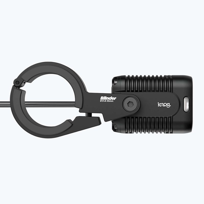 Lampka rowerowa przednia Knog Blinder E 120 Lux StVZO czarny 2