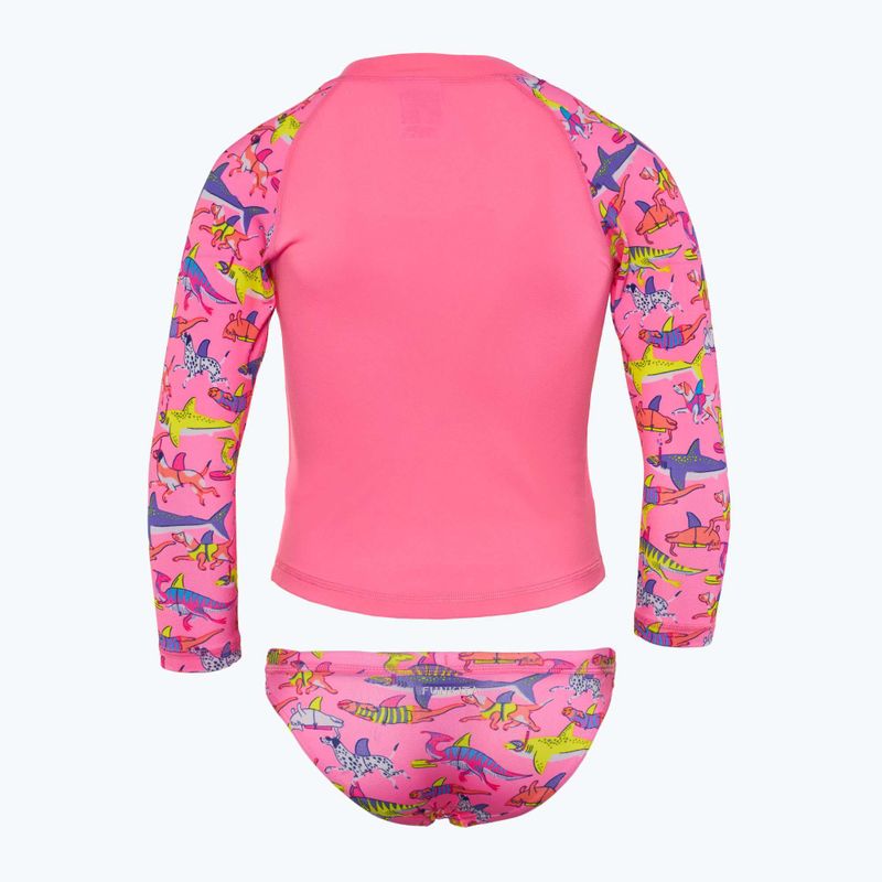 Longsleeve + majtki do pływania dziecięce Funkita Zippy Rashie & Brief learner lane 2