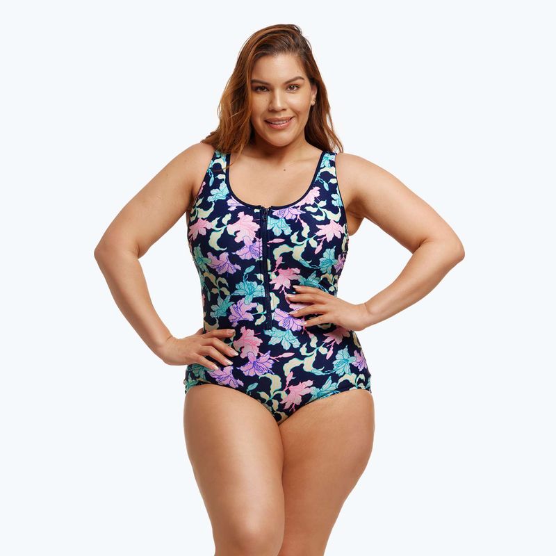 Strój pływacki jednoczęściowy damski Funkita Zip Front One Piece fast flow 4